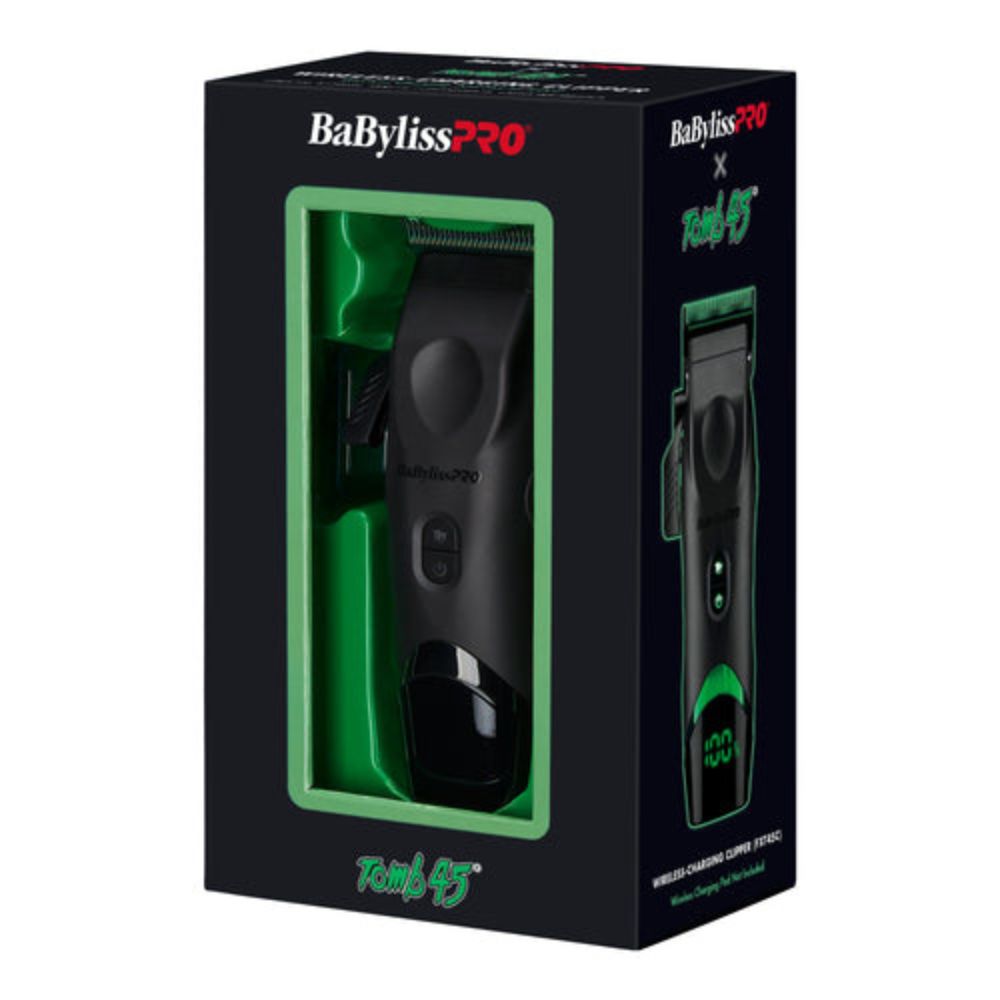Babyliss Pro x Tomb45 Wireless Charging Clipper + Trimmer (Combo) (FXT45C + FXT45T)