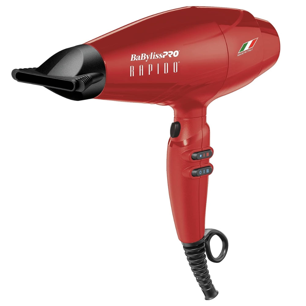 Babyliss Pro Rapido Professional Hair Dryer - Red (BRRAP1)