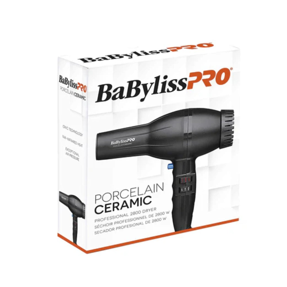 Babyliss Pro Porcelain Ceramic 2800 Dryer (Black)