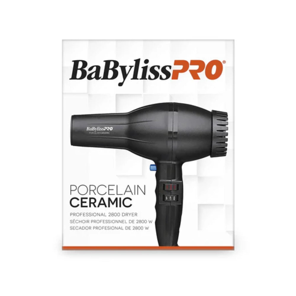 Babyliss Pro Porcelain Ceramic 2800 Dryer (Black)