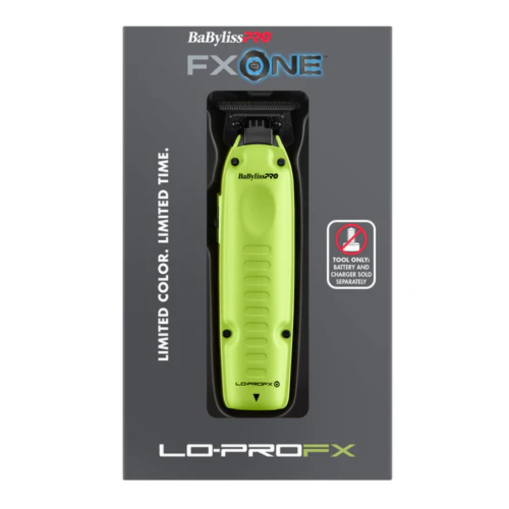 Babyliss Pro FXONE Low-Profile Neon Yellow Interchangeable Cordless Trimmer (FX729NYLT)