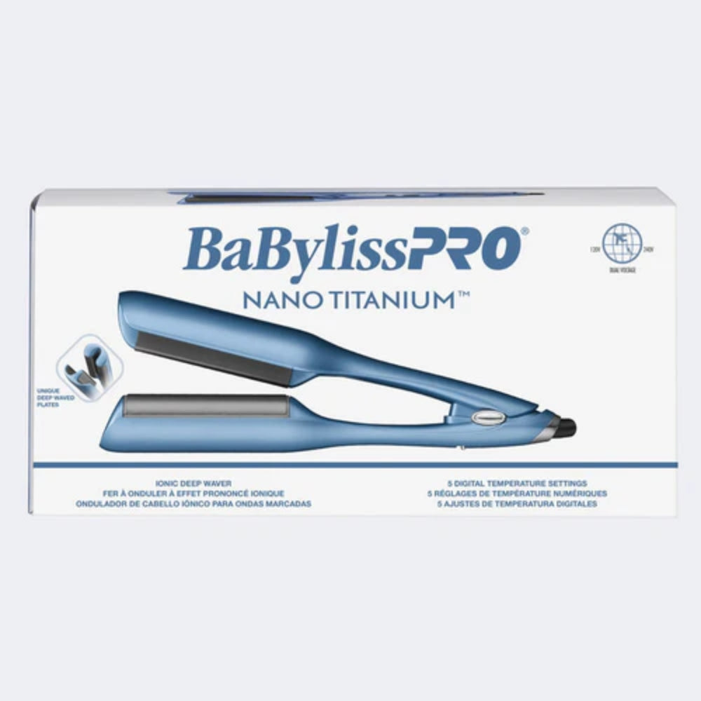 Babyliss Pro Nano Titanium Ionic Deep Waver (BNTDW01UC)