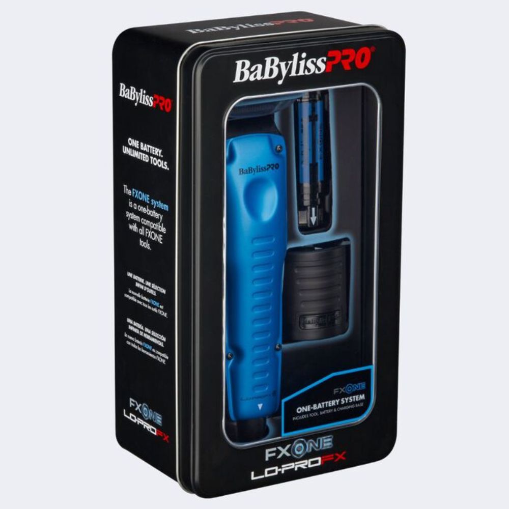 Babyliss Pro FXONE Lo-ProFX Limited Edition Black & Blue Clipper + Trimmer (Combo)