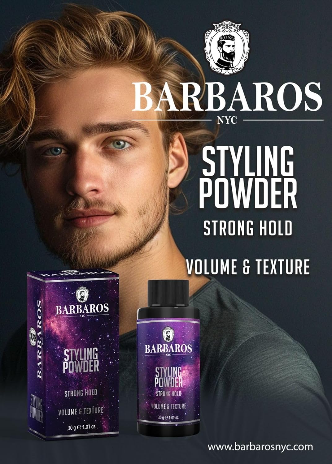 BARBAROS Hair Styling Powder