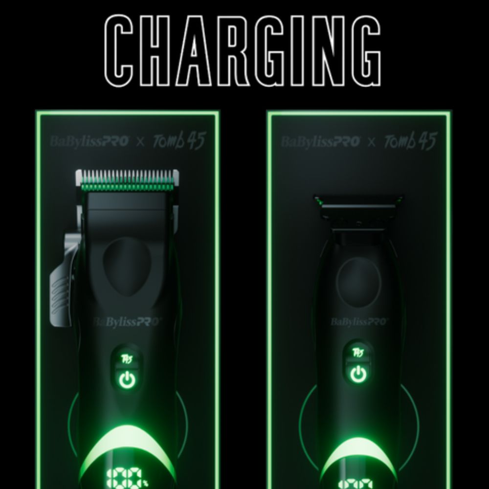 Babyliss Pro x Tomb45 Wireless Charging Clipper + Trimmer (Combo) (FXT45C + FXT45T)