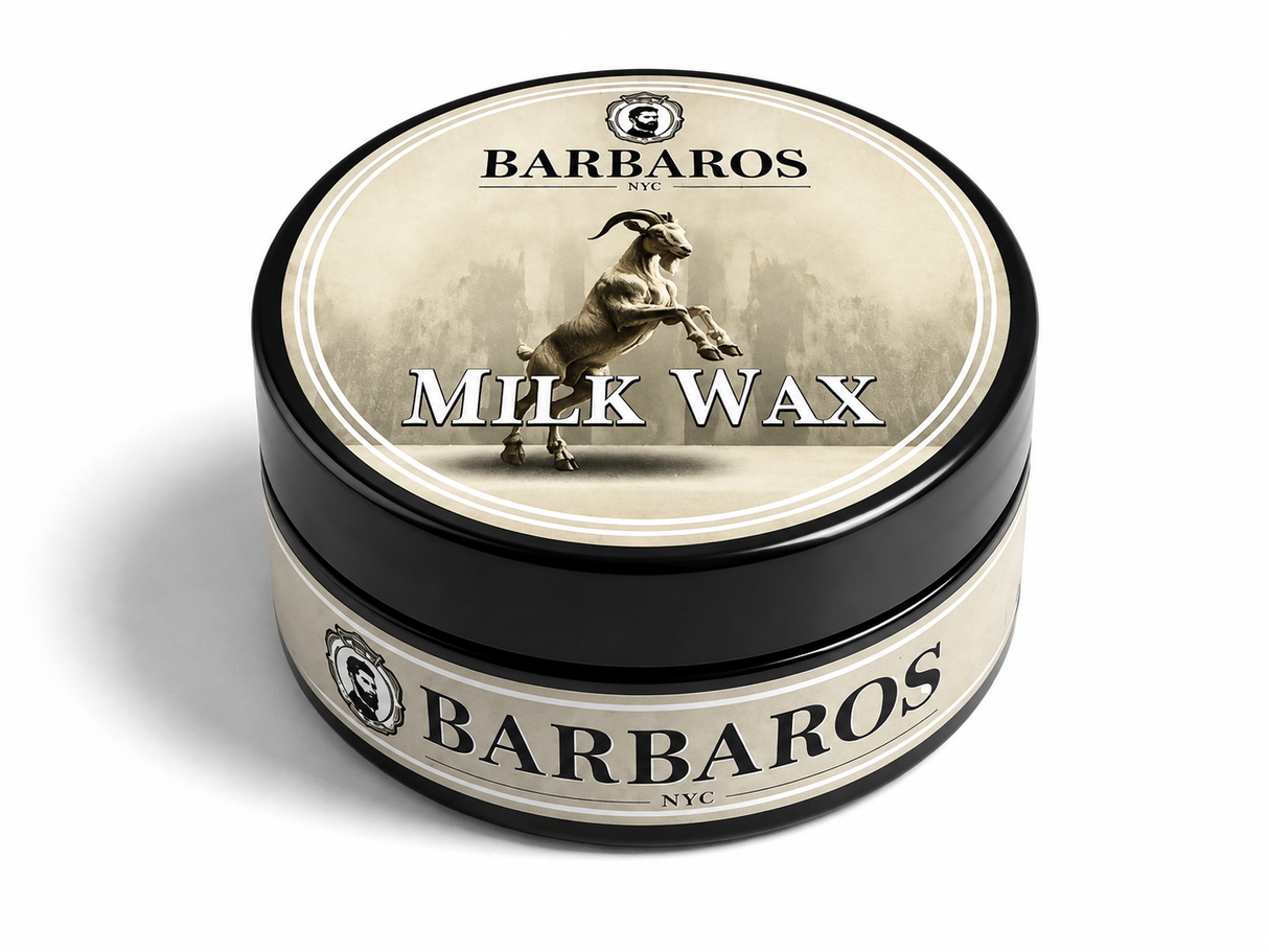 Barbaros Milk Wax – Medium Hold | Matte Finish | 150ml