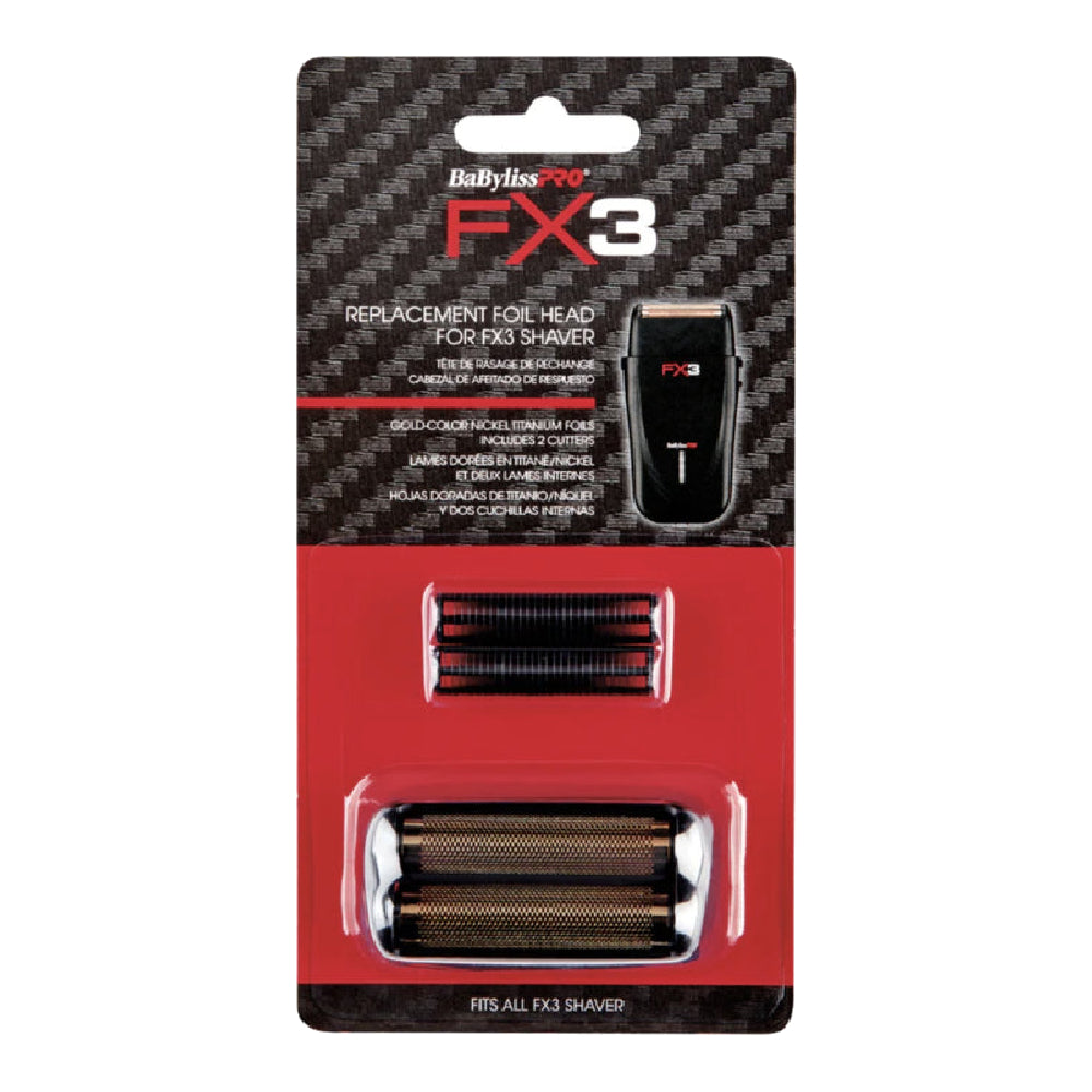 Babyliss Pro FXX3 Foil Shaver Replacement Foil & Cutter - Black (FXX3RFB)