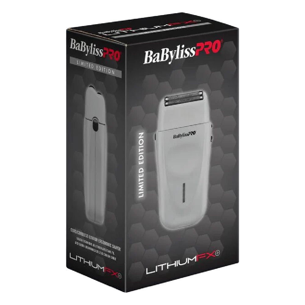 Babyliss Pro Limited Edition LithiumFX+ Lithium Ergonomic Cord/Cordless Double Foil Shaver - Grey (FXFS573GY)