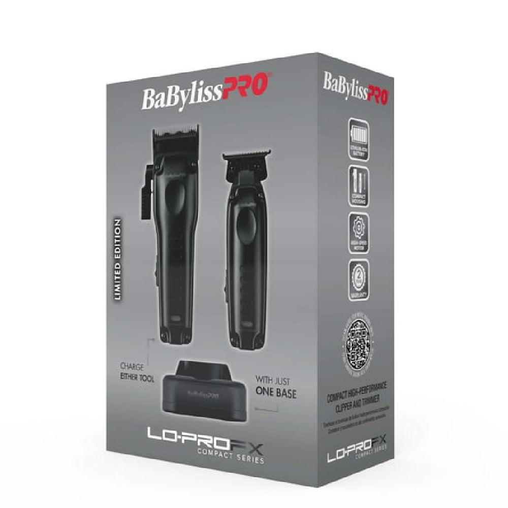 BaByliss Pro High Performance Compact Clipper & Trimmer Set (FX8272PKMB)