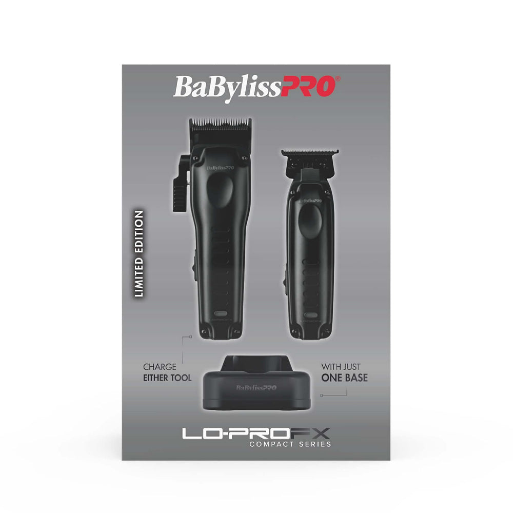BaByliss Pro High Performance Compact Clipper & Trimmer Set (FX8272PKMB)