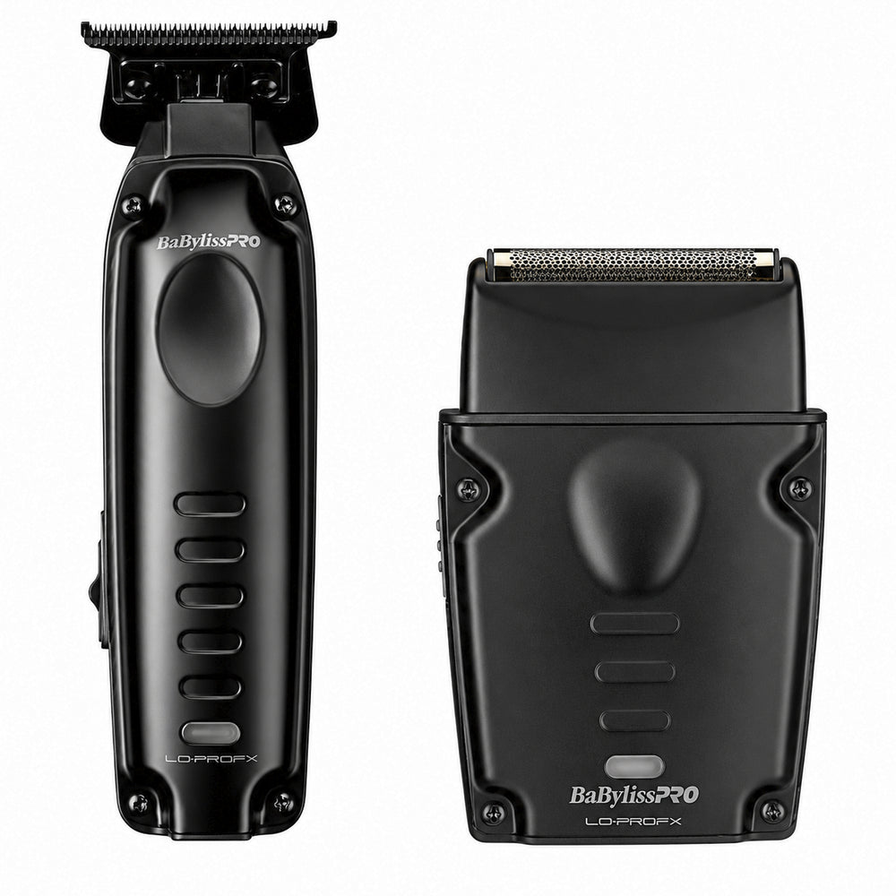 Babyliss Pro Limited Edition Lo-Pro FX Compact Cordless Trimmer & Foil Shaver Value Set - Black (FX72FSPKMB)