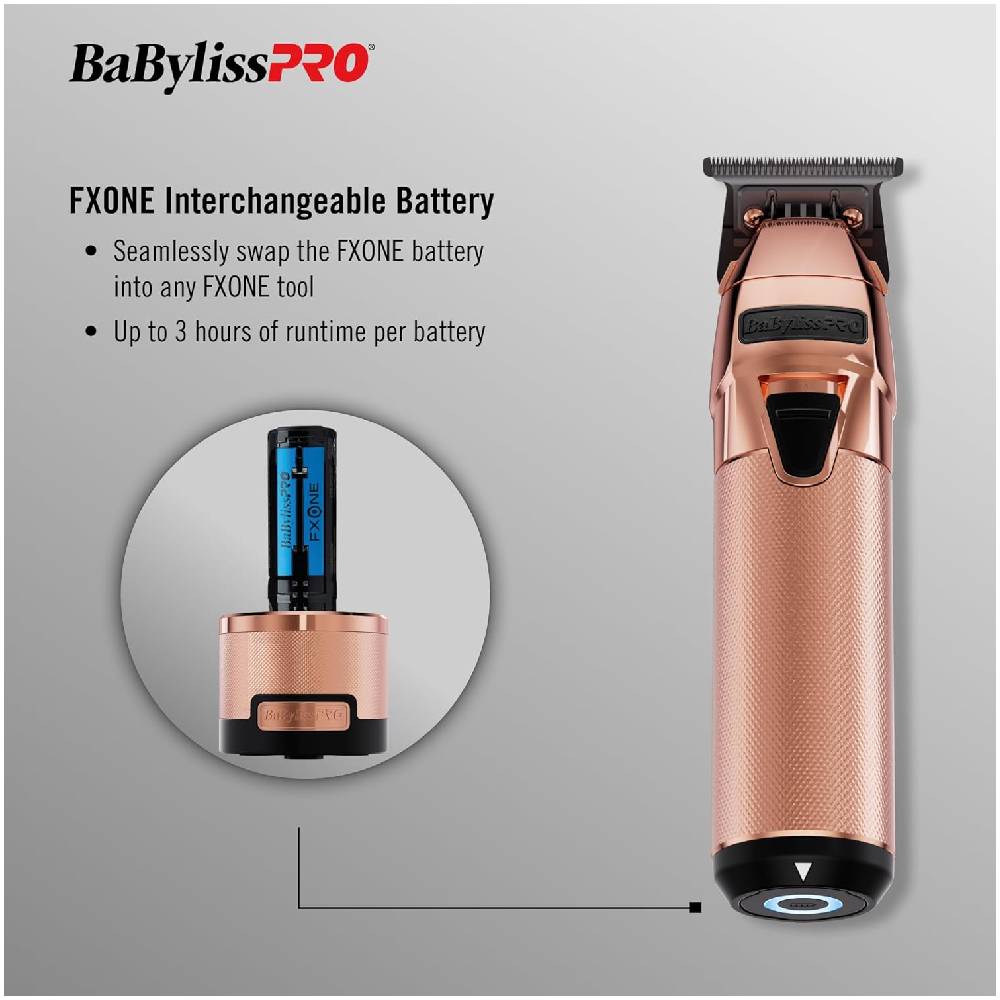 Babyliss Pro FXONE RoseFX Cordless Trimmer (#FX799RG)-Clipper Vault