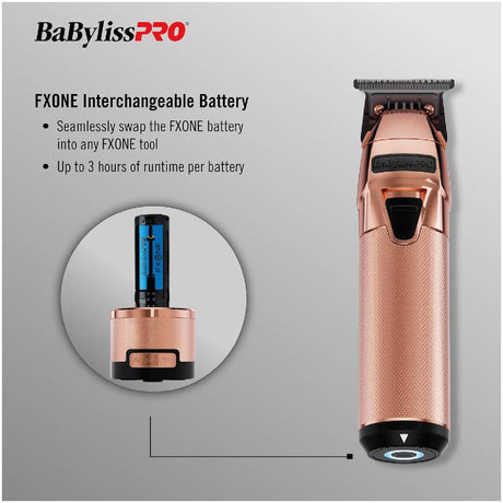 Babyliss Pro FXONE RoseFX Cordless Trimmer (#FX799RG)-Clipper Vault