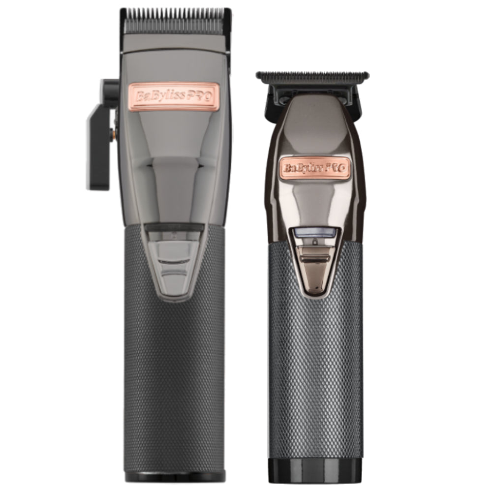BaByliss Pro LimitedFX Clipper + Trimmer (Black, Rose) (Combo)