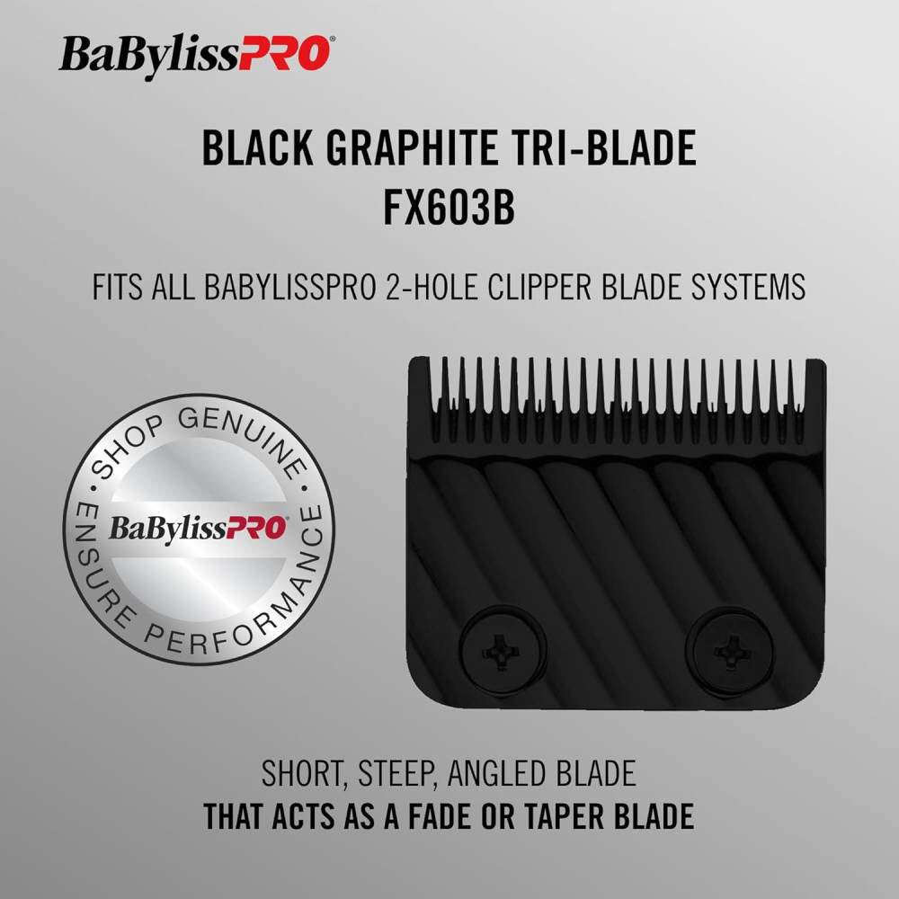 Babyliss Pro Replacement Black Graphite Tri-Blade (FX603B)