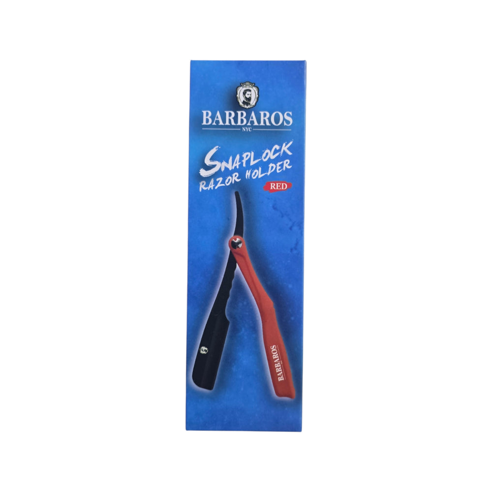 Barbaros Snap Lock Razor Holder (Black, Green, or Red)