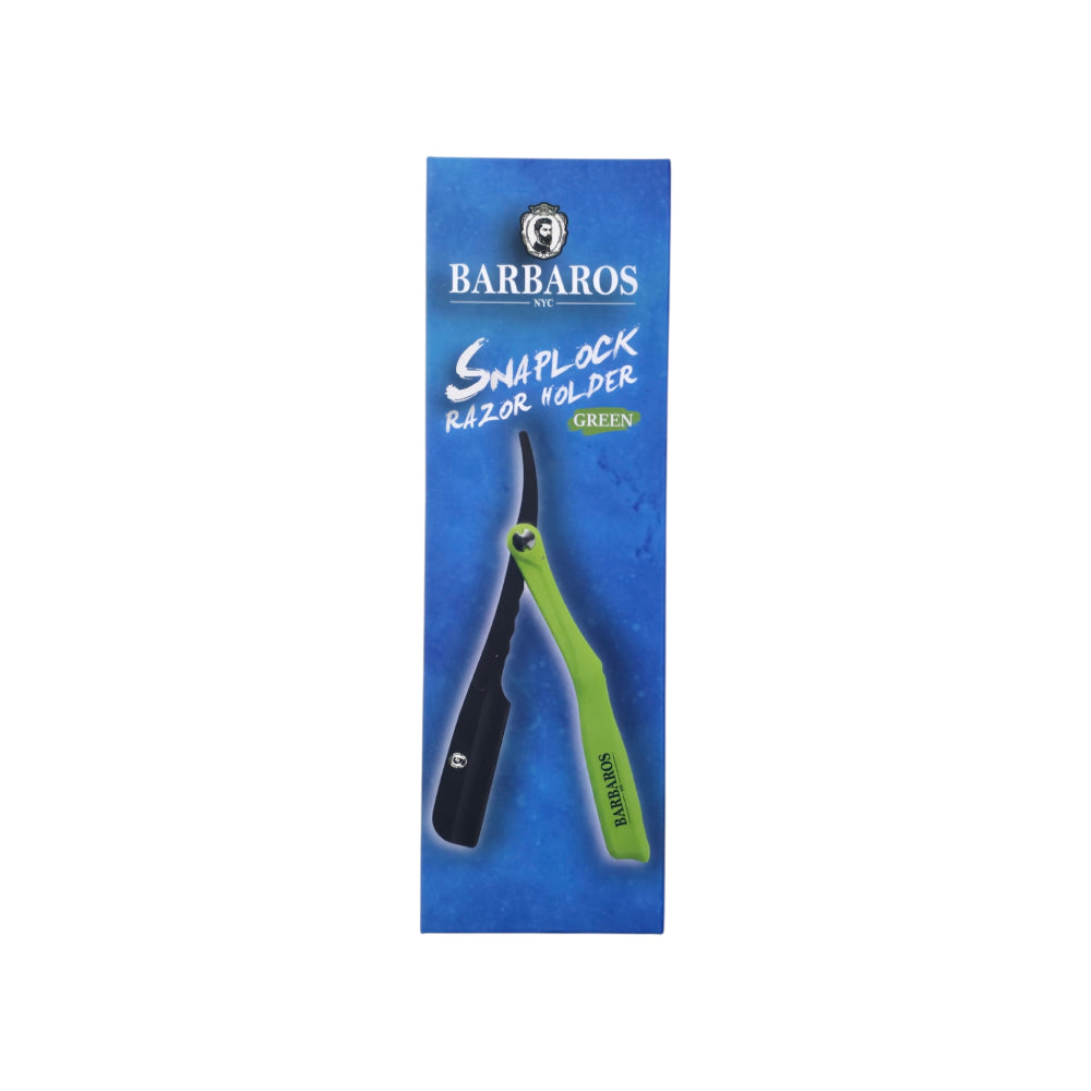 Barbaros Snap Lock Razor Holder (Black, Green, or Red)