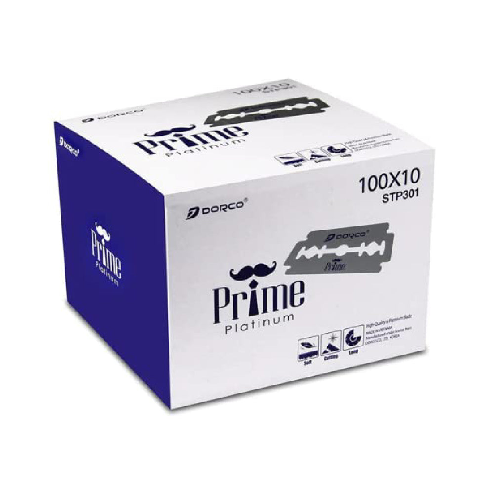 Dorco Prime Platinum Double-Edge Razor Blades (STP301)