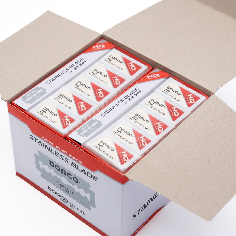 Dorco ST-301 Stainless Steel Blades (D212)