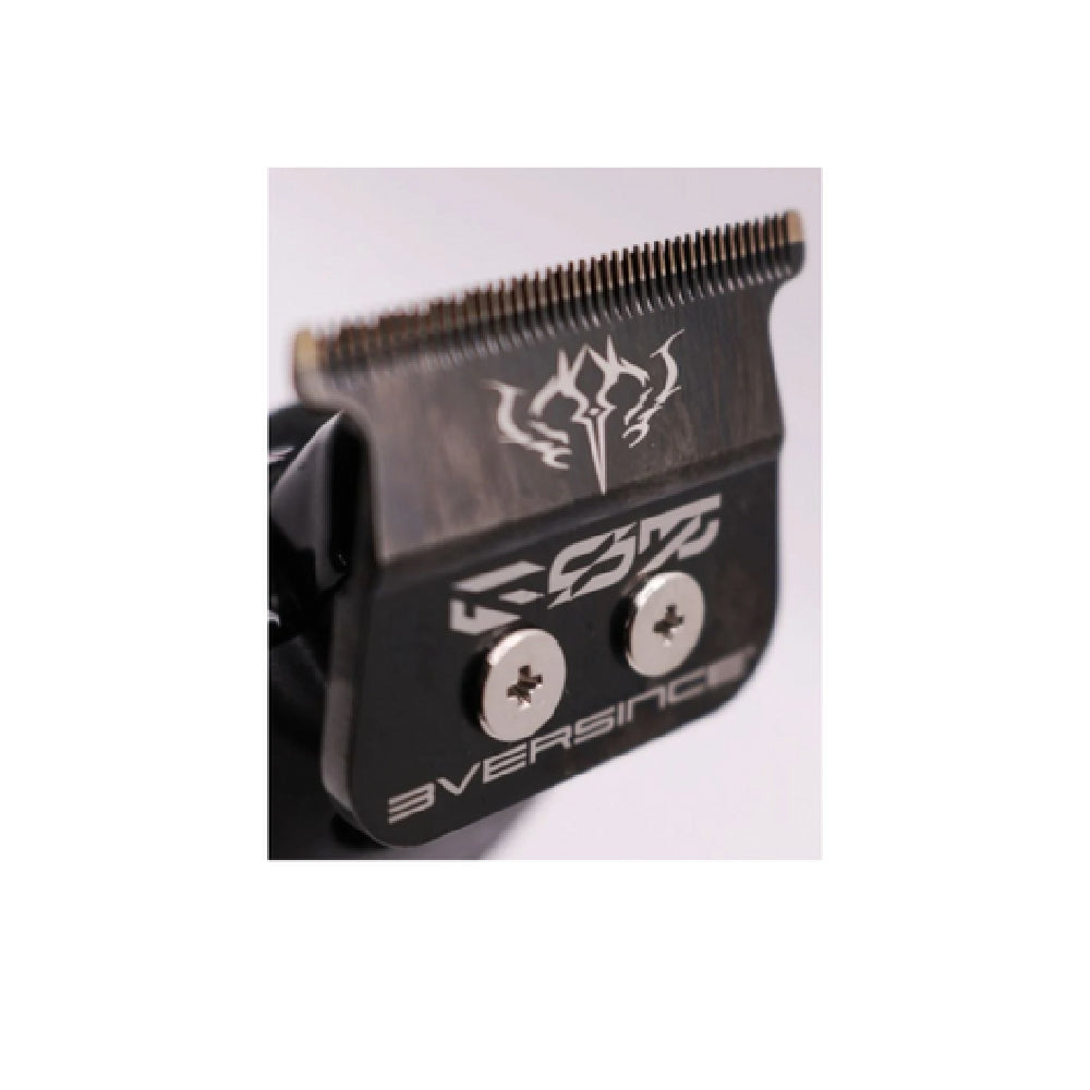 Gamma+ 3Versince X-Pro Wide Black Diamond DLC w/ Black Shallow Tooth 2.0 & The One DLC Cutter Blade Set (3V3SET)-Clipper Vault