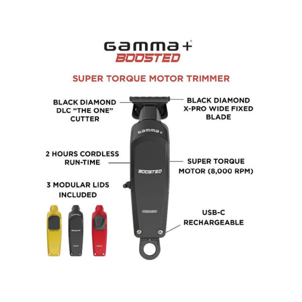 Gamma+ Boosted Cordless Trimmer w/ Super Torque Motor (GP402M)-Clipper Vault