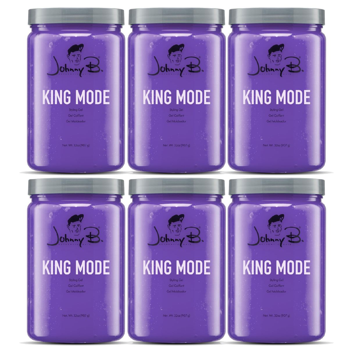 Johnny B. King Mode Professional Hair Styling Gel (32oz)