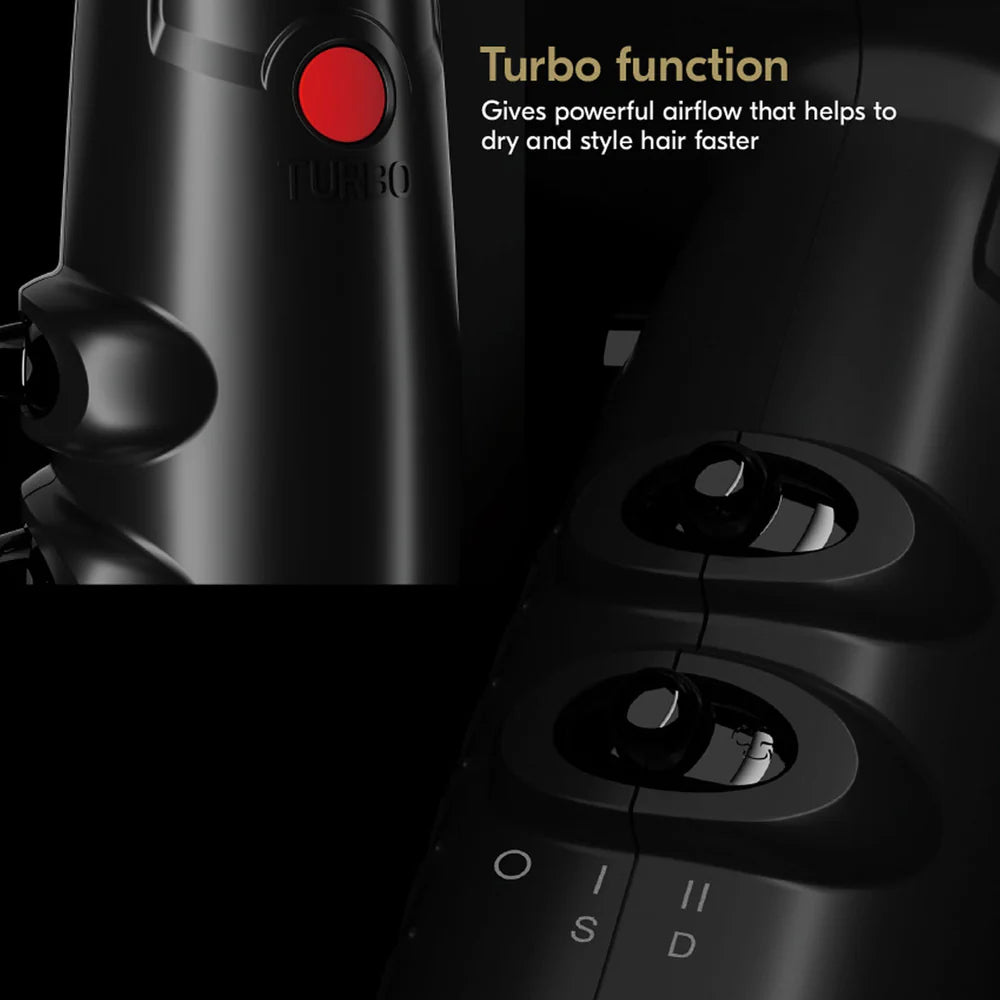 JRL Professional x Lamborghini Forte Pro Light 2020L Hair Dryer (Black)