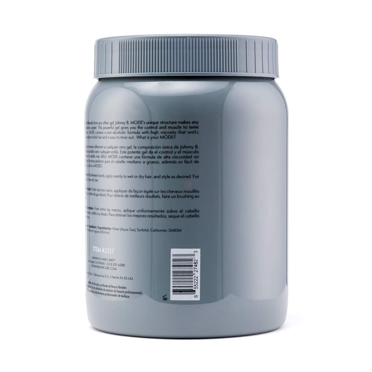 Johnny B. Mode Professional Hair Styling Gel (64oz)