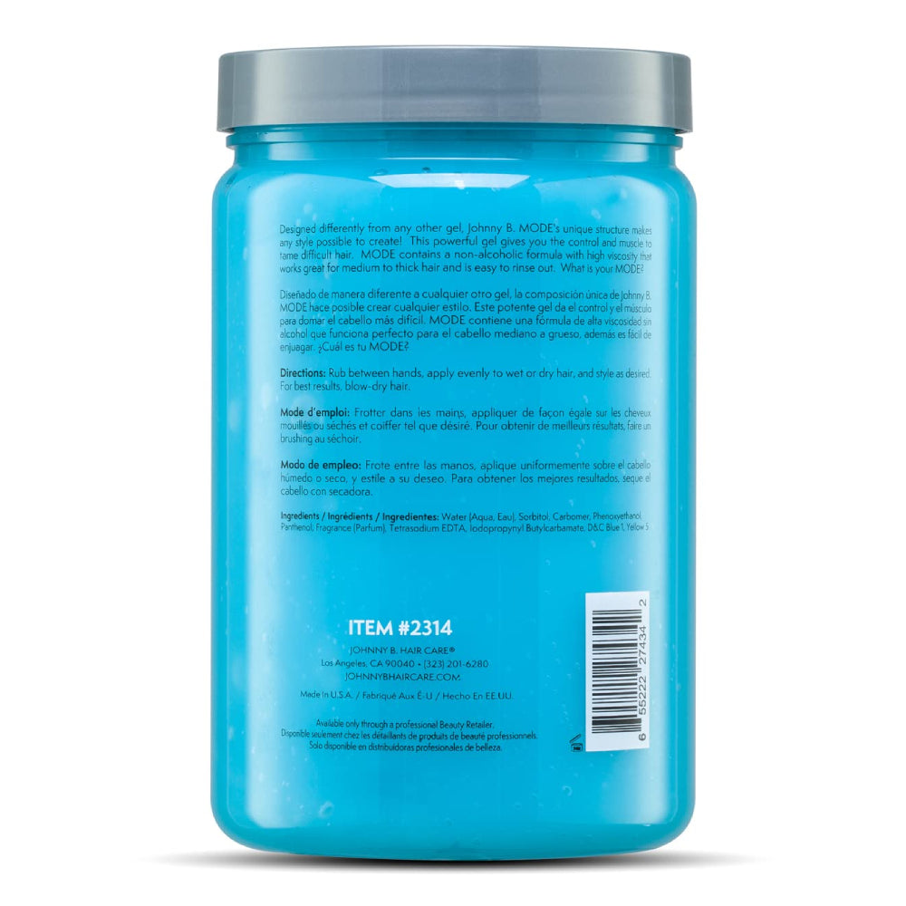Johnny B. Mode Professional Hair Styling Gel (32oz)