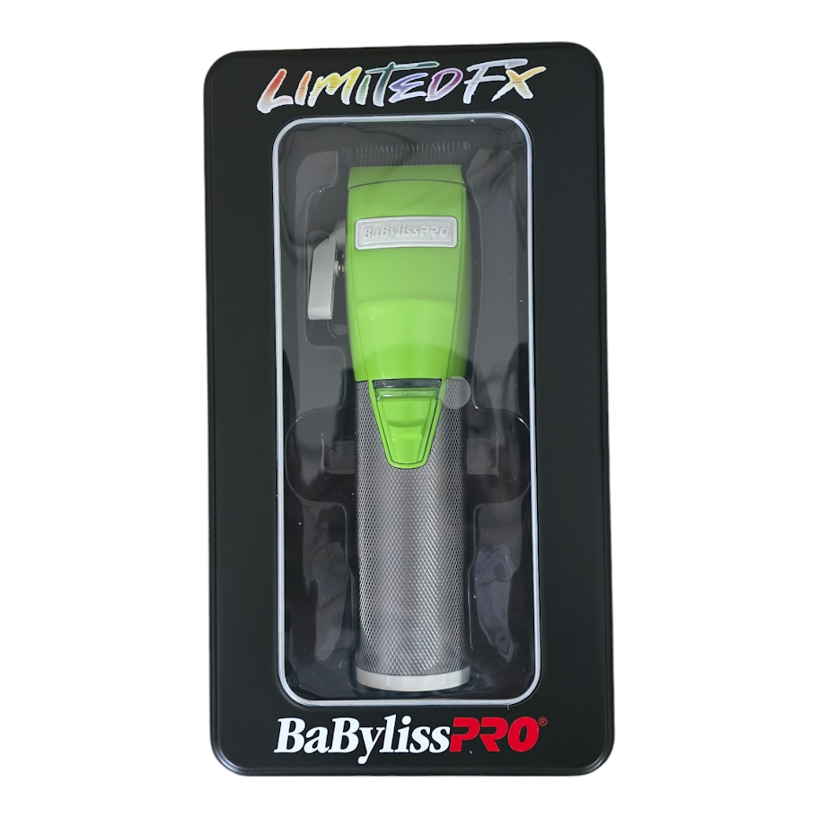 BaByliss Pro LimitedFX Clipper (Green, Silver)