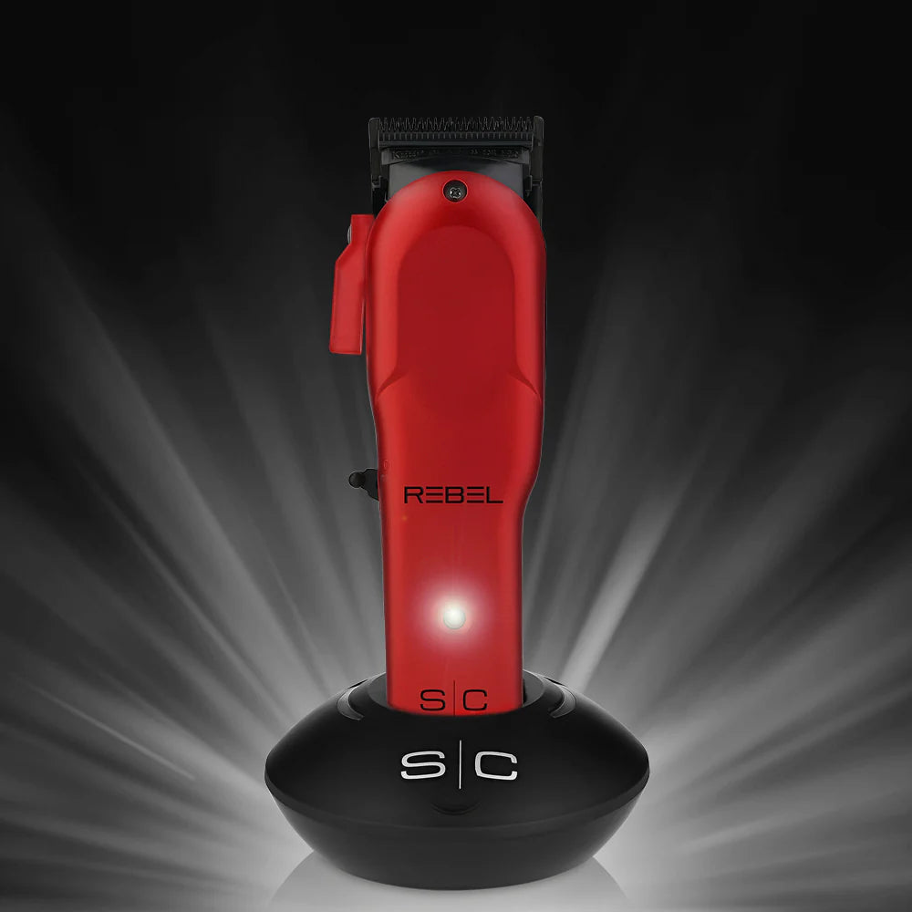 StyleCraft Super Torque Modular Rebel Clipper & Trimmer - Red (Combo)