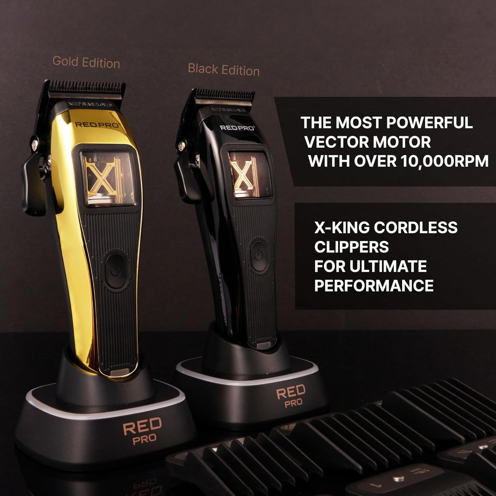 Red PRO X-King Vector Cordless Clipper