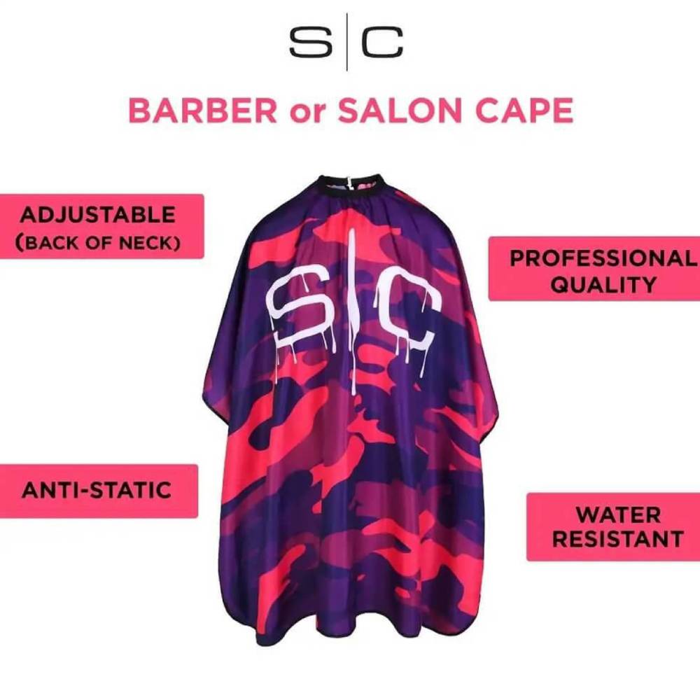 StyleCraft Pink Camo Cutting Cape-Clipper Vault