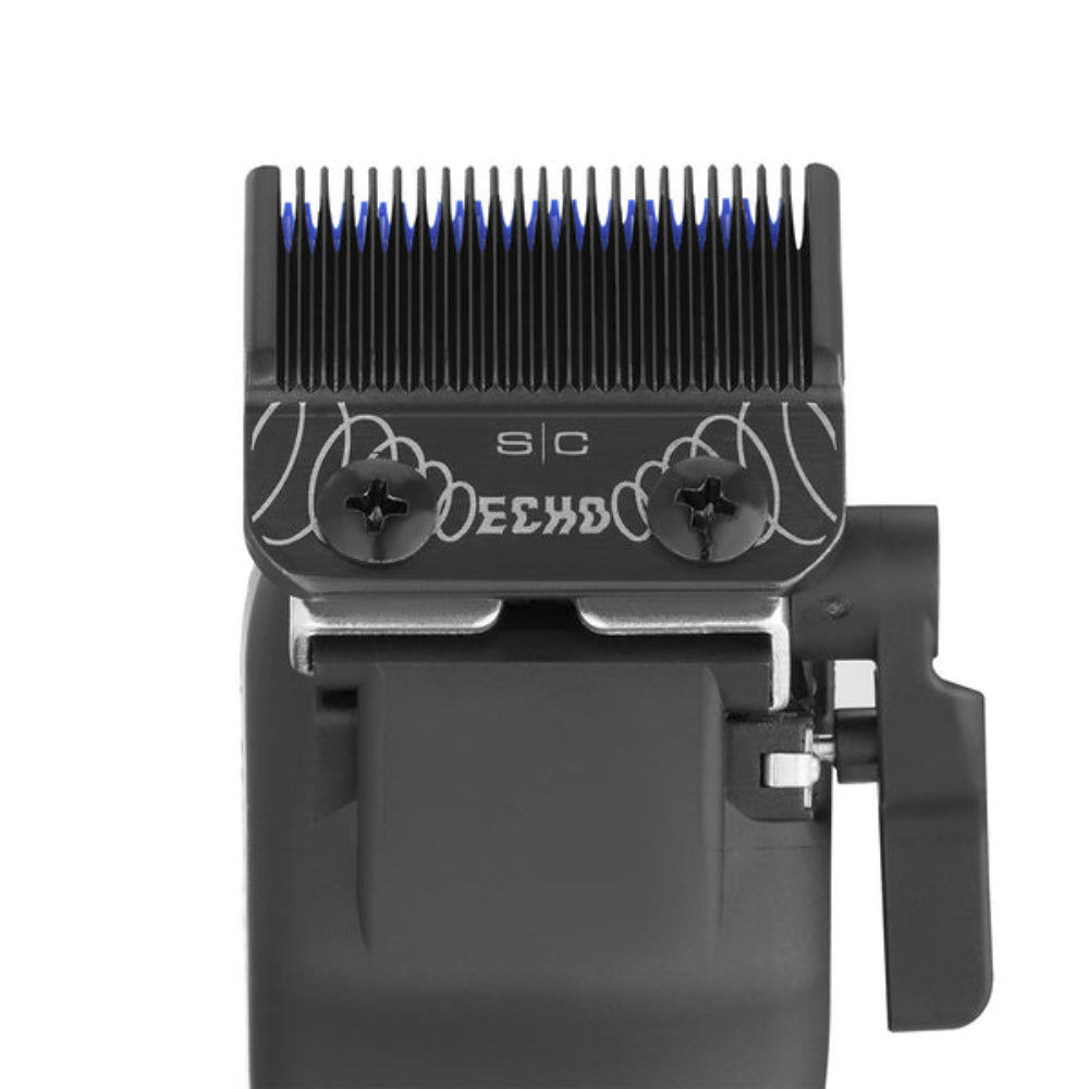 StyleCraft Black DLC Echo Clipper Blade & Blue Ceramic Cutter (SC554B)