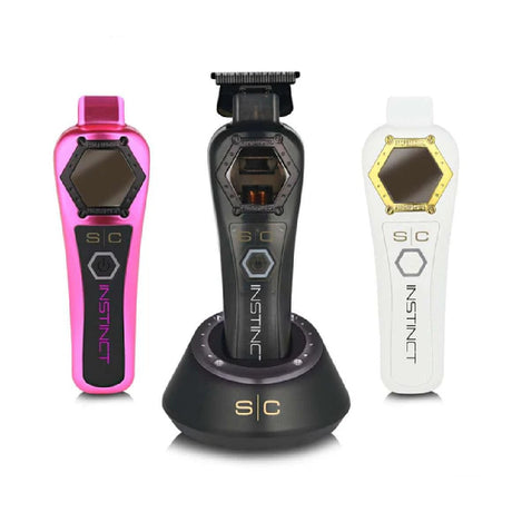 StyleCraft Instinct Metal Edition Cordless Trimmer w/ IN2 Vector Motor & Intuitive Torque Control (SC410M)-Clipper Vault