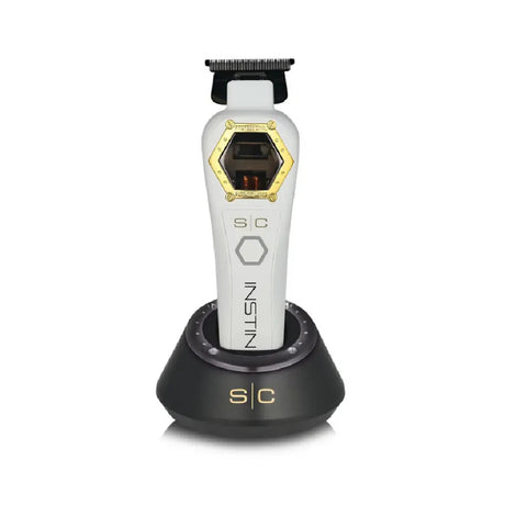 StyleCraft Instinct Metal Edition Cordless Trimmer w/ IN2 Vector Motor & Intuitive Torque Control (SC410M)-Clipper Vault