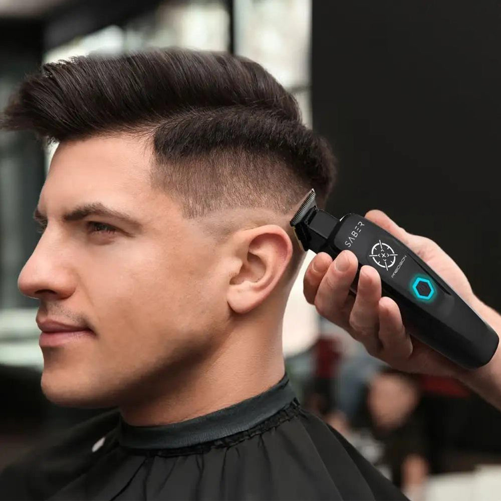 StyleCraft Precision Saber Hair Trimmer Cordless Digital Brushless Motor Metal Trimmer (SC403BP)-Clipper Vault