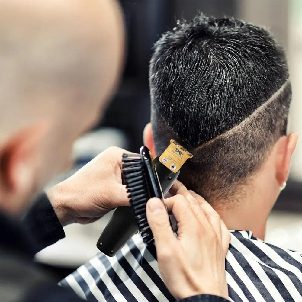 StyleCraft Precision Saber Hair Trimmer Cordless Digital Brushless Motor Metal Trimmer (SC403BP)-Clipper Vault