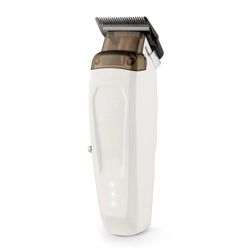 StyleCraft Limited Edition Saber II Cordless Digital Brushless Motor Clipper + Trimmer - White (SC619/SC421W) (Combo)