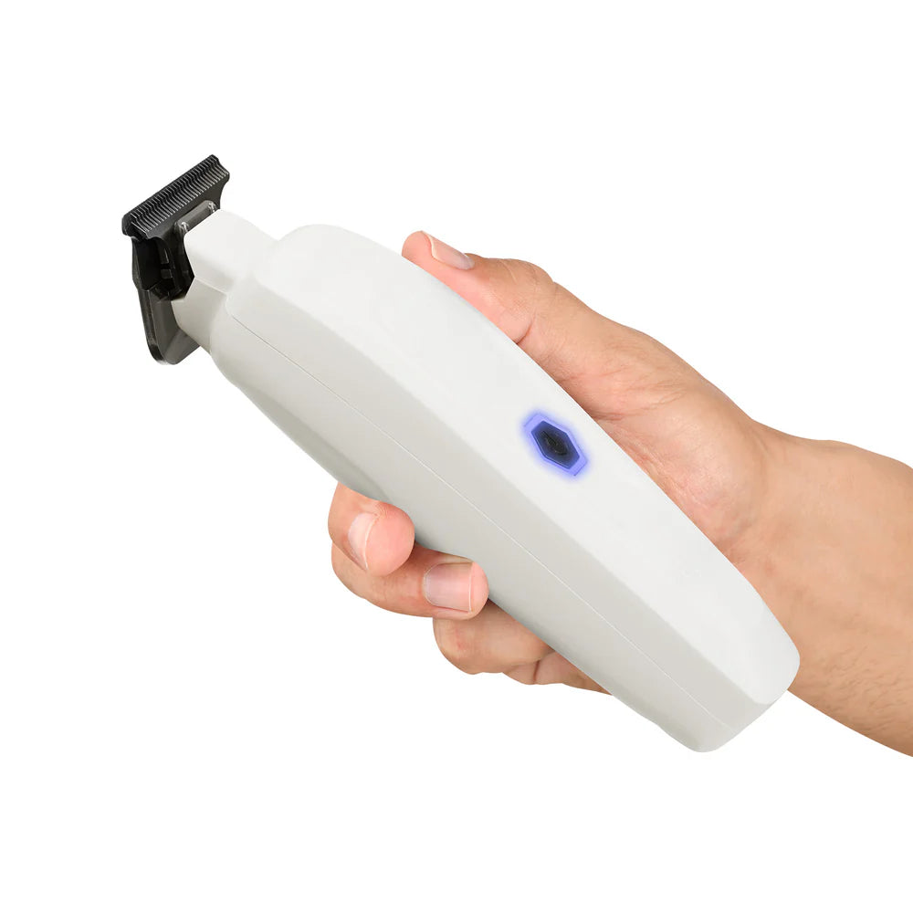 StyleCraft Limited Edition Saber II Cordless Digital Brushless Motor Clipper + Trimmer - White (SC619/SC421W) (Combo)