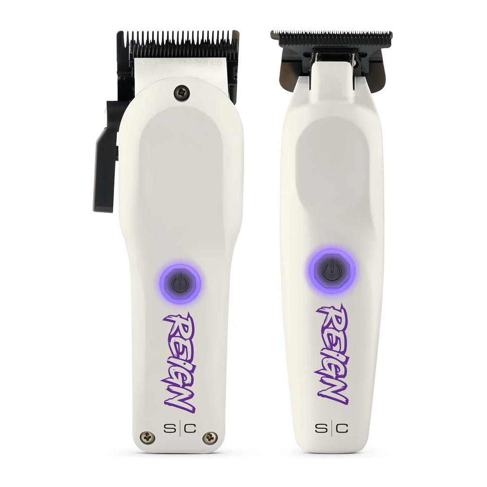 StyleCraft Reign Digital Brushless Motor Cordless Clipper + Trimmer (Combo) (SC620W + SC422W)