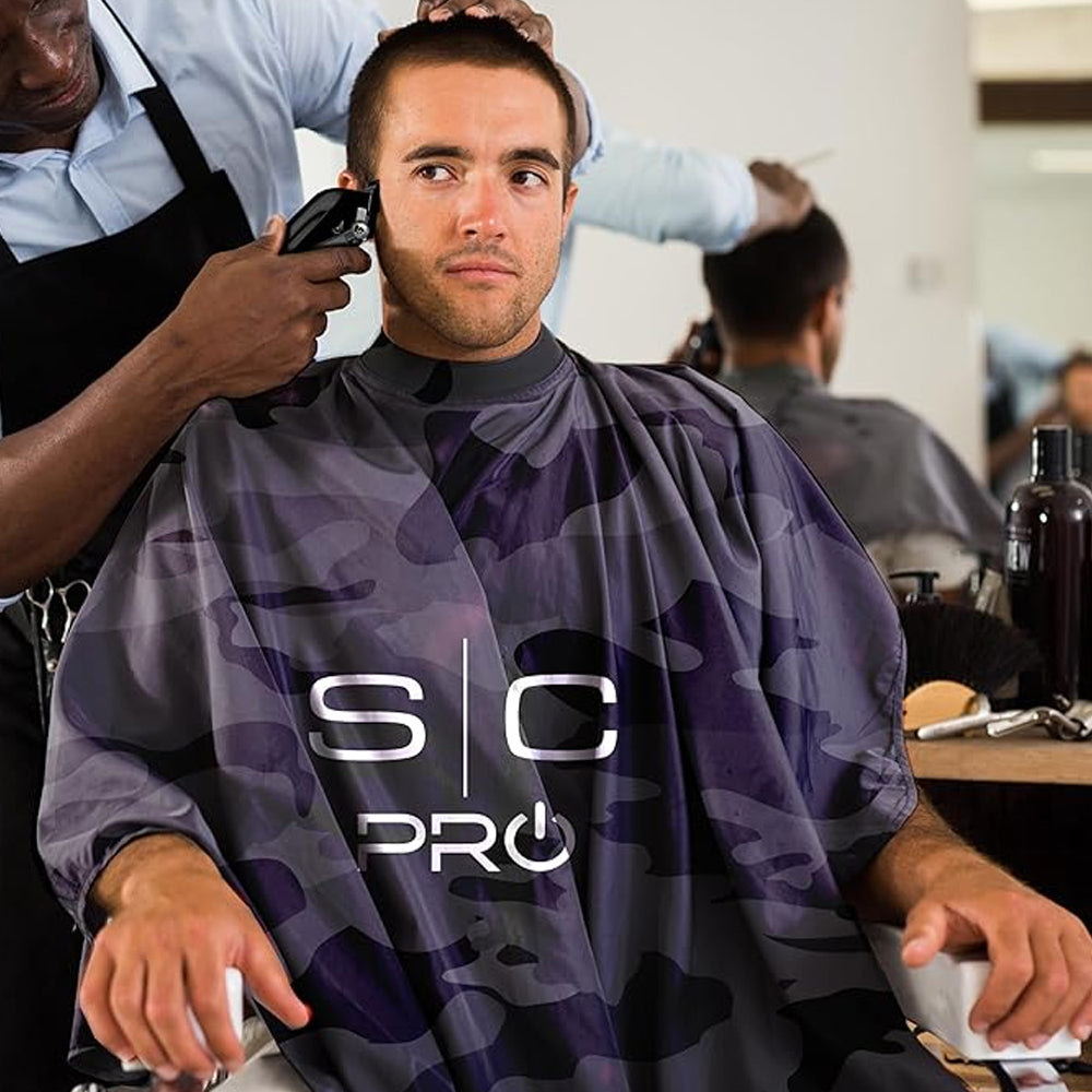 StyleCraft Black Camo Cutting Cape-Clipper Vault