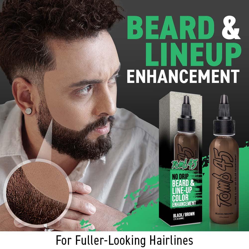 Tomb45 No Drop Enhancement Color for Beard & Line Up - Brown / Black