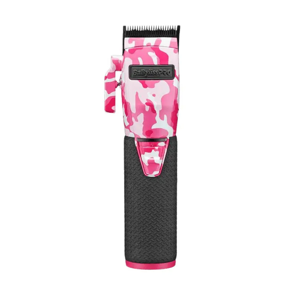 Babyliss Pro LimitedFX Pink Camo Clipper and Trimmer Combo #FXHOLPKCAMPK-Clipper Vault