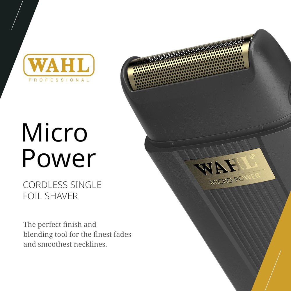Wahl Professional Micro Power Cordless Single Foil Shaver (3027017)