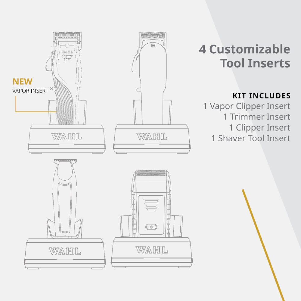 Wahl Single Power Station for Vapor Clipper, Cordless Senior, Cordless Magic Clip, Hi Viz, & Vanish Shaver