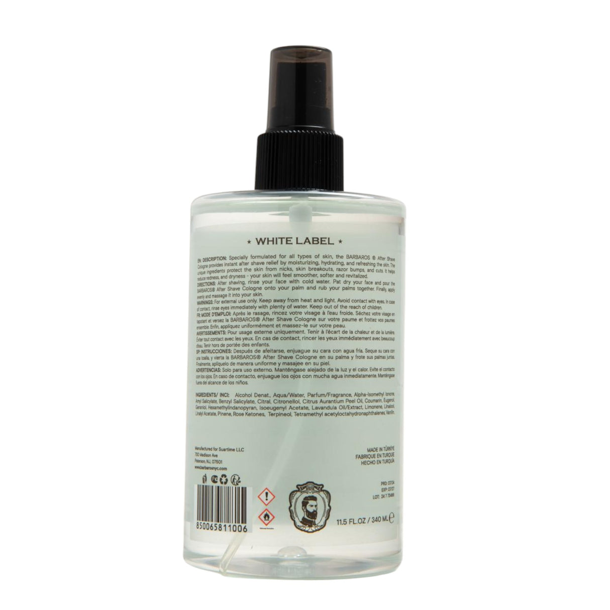 Barbaros After Shave Cologne (White, Black, Purple, Red, Gold, & Blue Label)