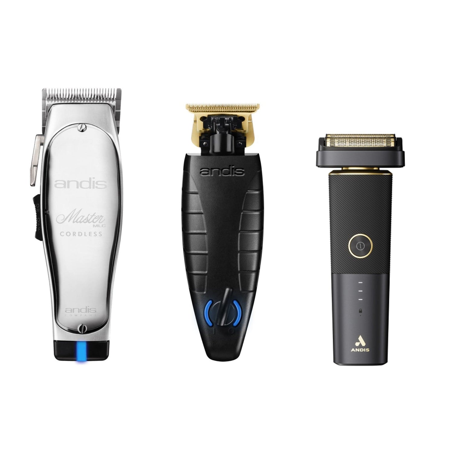 Andis Master Clipper, GTX EXO Trimmer & reSurge Shaver (Combo)-Clipper Vault