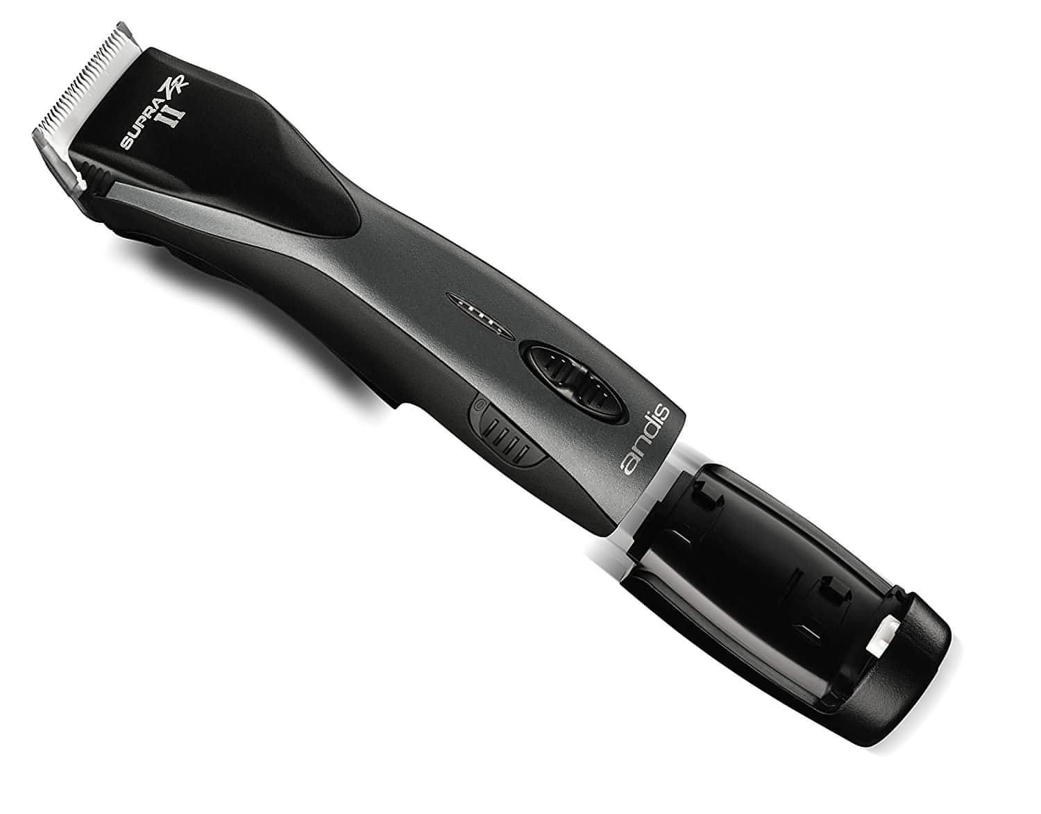 Andis Supra ZR II Cordless 5-Speed Detachable Blade Clipper With Lithium Ion Battery (79005)-Clipper Vault