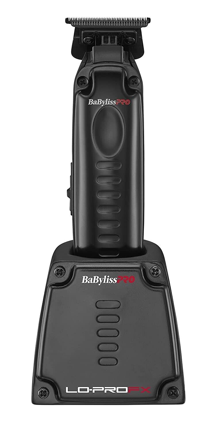 BaByliss Lo Pro Clipper (FX825) + Trimmer (FX726) + Charging Bases (Combo)-Clipper Vault